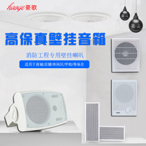 Fire wall-mounted speaker conference room mall shop lob audio cafe public radio background music speaker