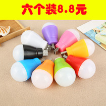 USB lamp head LED hand electric bulb head USB small night light high brightness mobile power charging lamp dormitory table lamp