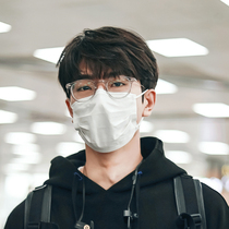 Transparent myopia glasses mens ultra-light small round glasses women can be equipped with high degree astigmatism eye frame frame mens tide