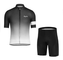 Black and white gradient minimalist with short sleeves Mountain self-propelled bike riding Kinetic Bike Clothing Mountain Bike Riding on clothing pants