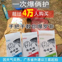 South Pond tilapia bait wild fishing formula frozen bait Black pit buster medicine Red tail Qinglafei special frozen material