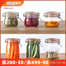 UK Kilner Sealed jar Glass storage Pickle pickled bottle Lemon Honey jar Birds Nest Plum Bayberry Wine
