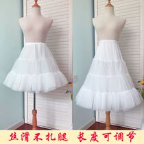 Skirt Support Lolita Lolita Daily Soft Yarn Brace Eu Root Yarn Adjustable Length Cotton Candy Cloud Brace Half Body Dress