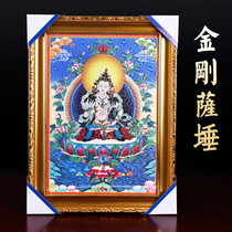 Vajra Thangka Tibet hand-painted painting interior decoration painting frame painting Buddha Hall worship 37*27