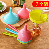 Kitchen Plastic New Oil Funnel Small home Oil Spill Pour Wine separating Funnel Wine Tager Wine Thier