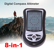 Sea altitude altimeter on-board outdoor mountaineering multi-function altitude detection height instrument air pressure temperature detector