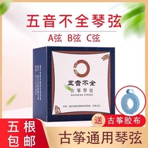 Five-tone incomplete B- level guzheng string guzheng string guzheng general professional string five-tone incomplete three complete set