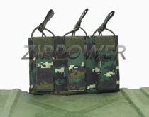 Custom version of tiger pattern II type triple quick take bag - - - - - - anti-red fabric