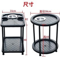 tea cup placing mahjong table foot therapy machine tea table shelf playing cards table and chairs tea water smoke cylinder foot therapy room side table square small