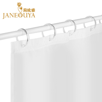 Janeouya Jane Ouya transparent plastic shower curtain ring hook plus size round live buckle curtain ring 12 groups