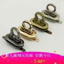 Luggage hardware accessories gold die-cast screw lock mortise lock butterfly lock bag handbag lock hardware accessories