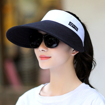 Sun hat female Japanese Rosex Tangk summer sun protection foldable wild large eaves anti-UV empty top hat