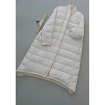 Bird C97-201] Special Cabinet Brand New White Duck Suede Woman With Two Sides Wearing Down Clothing 0 96KG