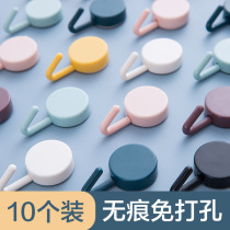  Hook strong viscose punch-free seamless wall Bedroom small sticky hook Kitchen net red artifact Towel Dormitory key