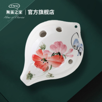 TNG Ocarina six-hole beginner 6-hole alto AC heart-shaped painted Ocarina Send teaching materials Childrens professional musical instrument Ocarina