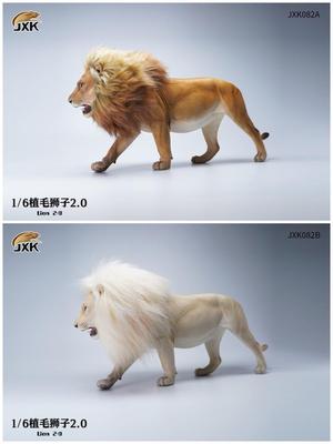 taobao agent JXK 1/6 JXK082 Planting Lion 2.0 Static Animal Models can be available in 12 -inch soldiers