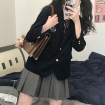 (Chi yuan) Original JK uniform dress Womens Day suit jacket womens white suit college style skirt suit