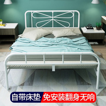 Minima folding bed Children 1 m 2 Single portable accompanied by 1 m bed Foldable 1 m 5 Double home hardboard bed