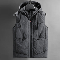 Down vest mens autumn and winter trend Korean version of the new large size wear waistcoat vest horse jacket jacket