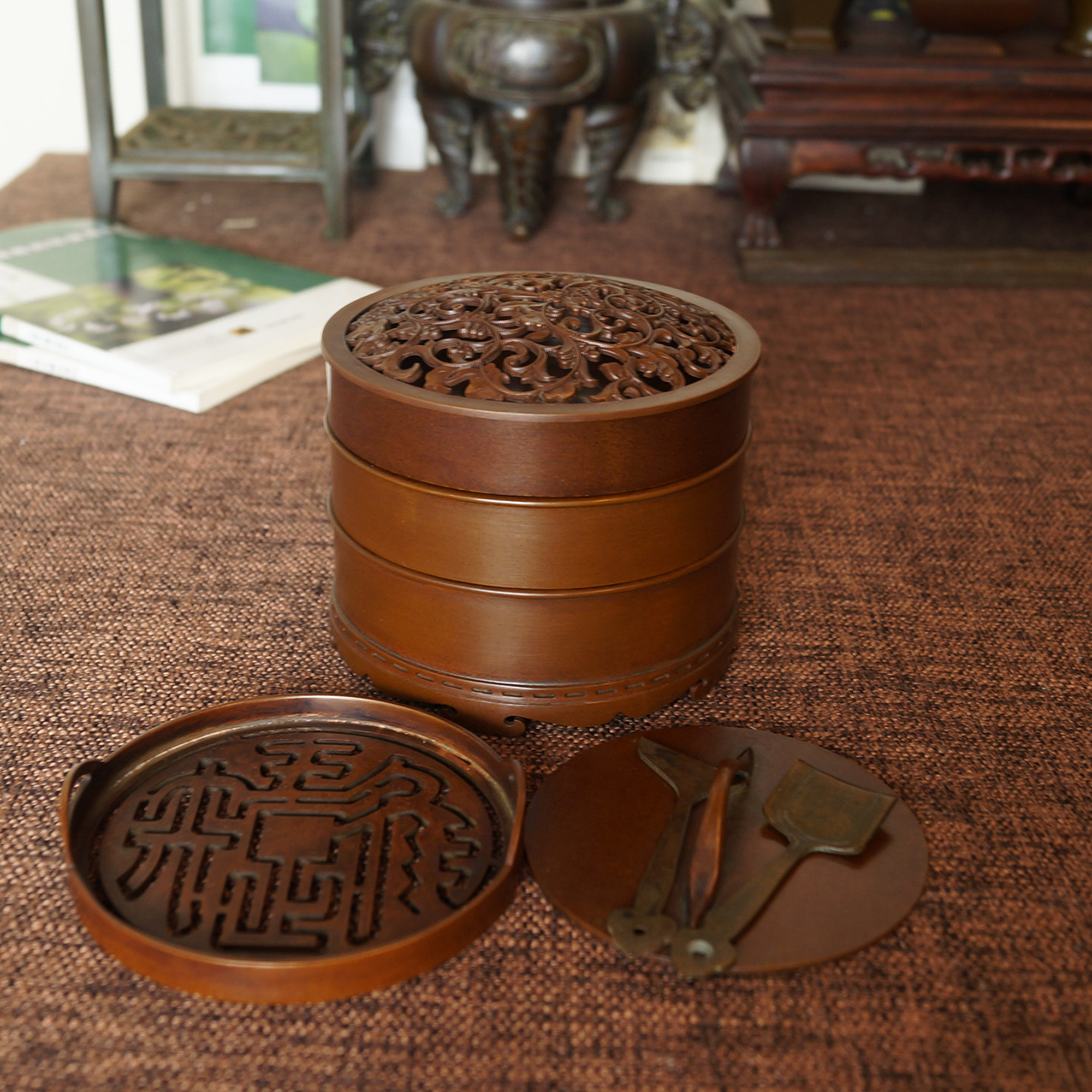 漳州苏工紫铜香炉-漳州苏工紫铜香炉促销价格、漳州苏工紫铜香炉品牌- 淘宝
