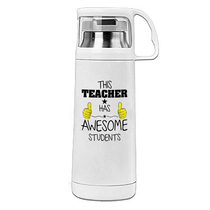 Net Celebrity Teacher Awesome student Old teacher Stainless steel portable bottle cap Insulation warm water cup