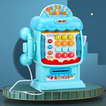 Childrens music phone toy 0 boy landline baby Child girl simulation home early education puzzle 1-year-old baby