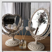 European love simple mirror makeup net red double-sided mirror Desktop dormitory bedroom bedroom beauty mirror Dressing mirror