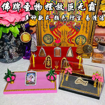 Thailand Buddha brand holy relics table for table base shelf cabinet Buddhist altar storage box dust-proof easy to clean dust-proof for table