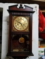 555 Mechanical old wall clock has been cleaned and oiled for normal use for 31 days(delivery is limited to Guangdong and neighboring provinces only )