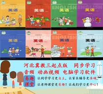 Audio Animation Computer Learning Software Synchronized by Hebei-Hebei Education Third Start English Three-45-Year-Grade Teaching Materials