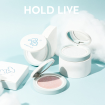 HOLD LIVE soft cute water sense small milk dog high-gloss powder polarized pink crystal face silkworm brightening tear eye makeup