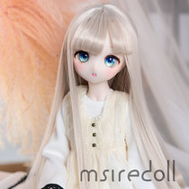 MSireDoll bjd wig 3 points 4 points 6 points Giant baby sd female doll air bangs fake hair pear flower roll long hair