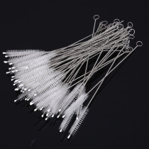 Stainless steel straw bottle mouth brush Baby Baby Baby children clean wash cup thick and slender soft brush set