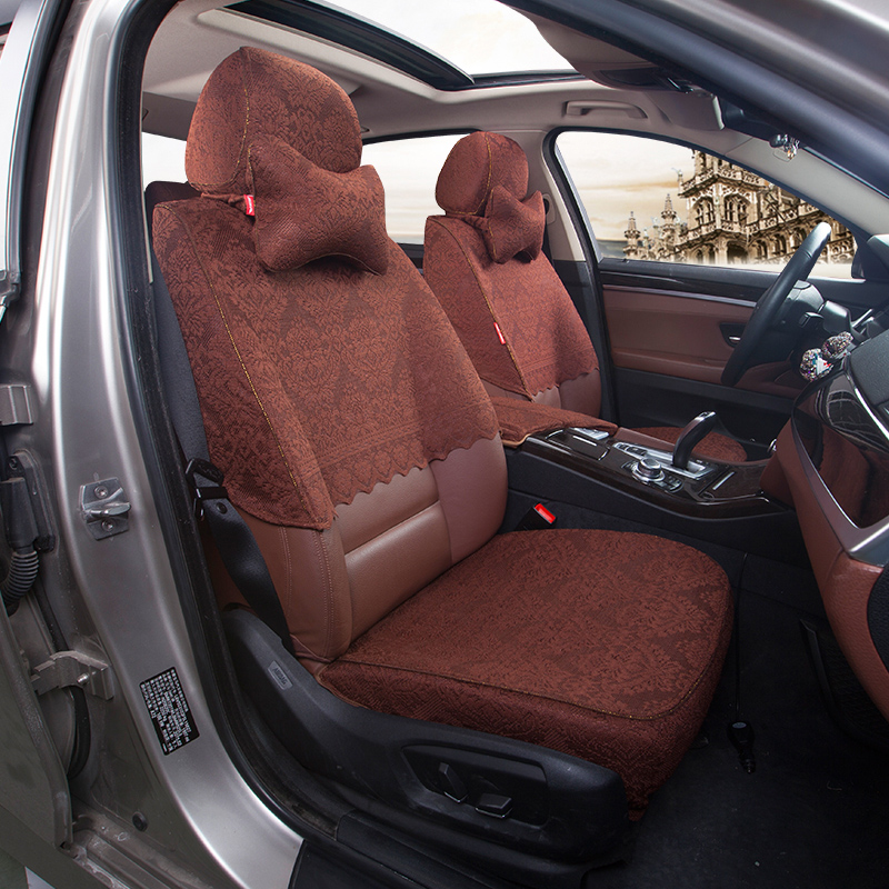 Lace Car Seat Cover Benz GLA200 V260 S320L R320 E200Ll Four Seasons Semi-truncated Cushion Chair