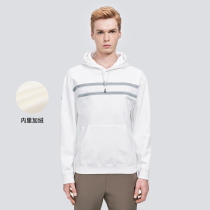 DESCENTE disant SKI STYLE men hooded sweater plus velvet D1431SHD63
