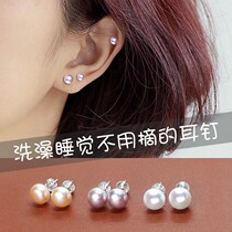 925 sterling silver pearl earrings temperament summer ear piercing 2023 new trendy earrings natural freshwater pearl earrings women