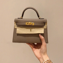 Net red womens bag 2021 new fashion leather second generation Kelly bag summer mini bag handbag shoulder messenger bag