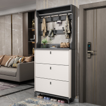 Ultra-thin-style shoes cabinet doorway with cloakroom with cloister frame overturning and closing cupboard containing Shenzhener Province space economy-type shoe rack
