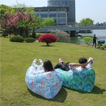 Music festival inflatable sofa inflatable sofa portable air bed outdoor lazy man inflatable sofa office lunch bed