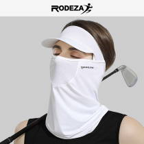 Sunscreen ice mask female riding sun visor headscarf one breathable Golf face gauze anti-ultraviolet