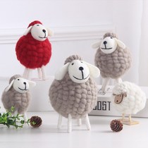 ins Nordic home girl room bedroom decorations sheep ornaments living room porch creative desktop knick furnishings