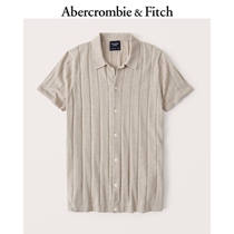 Abercrombie & Fitch Mens Summer Casual Cotton Knitted Short Sleeve Polo Shirt 309153-1af