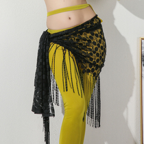 Allure dance New belly dance lace tassel versatile hip towel Skirt strap practice dance hip towel