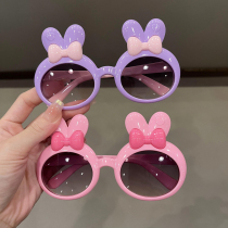 Cute Cartoon Children Sunglasses Girl Sunglasses Without Injury Eyes UV Rays Baby Little Rabbit Glasses Tide
