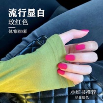 2021 new nail Nail Polish glue small red book net red matte display white nail shop light therapy glue