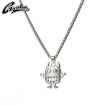 GUUKA Tide brand 3D cartoon little monster necklace male Japanese hip hop men and women same sweater hanging chain chain accessories