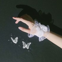 lolita flower wedding sleeve wrist lace accessories dark lolita lace female lo girl wrist sleeve sleeve