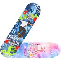 Factory direct supply of new four-wheel scooter adult children Maple youth beginners cartoon double-warped 80 skateboard