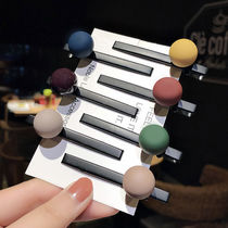 Candy color hairpin bangs clip female broken hairpin Korean version of the student cute hairpin girl hair accessories duckbill clip side clip