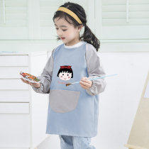 Childrens cartoon painting clothing anti-dirty long sleeve apron children waterproof clothing kindergarten breathable anti-dressing autumn and winter